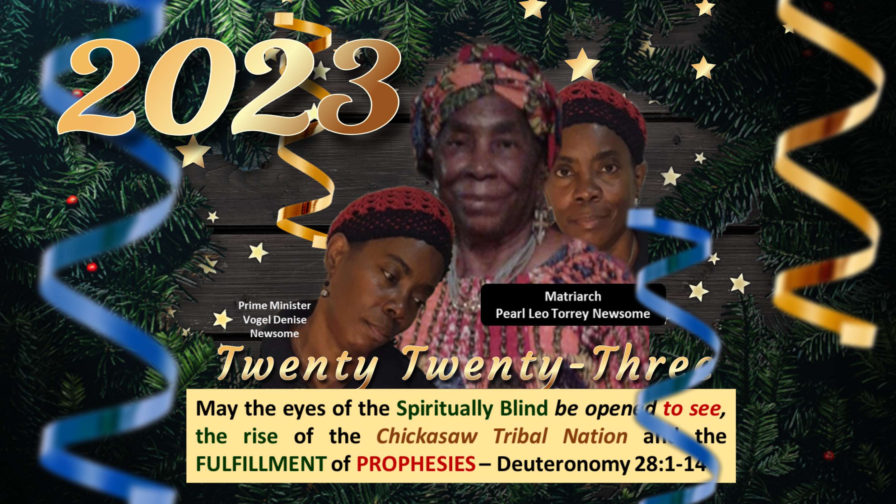 2023 Greeting From Chickasaw Tribal Nation