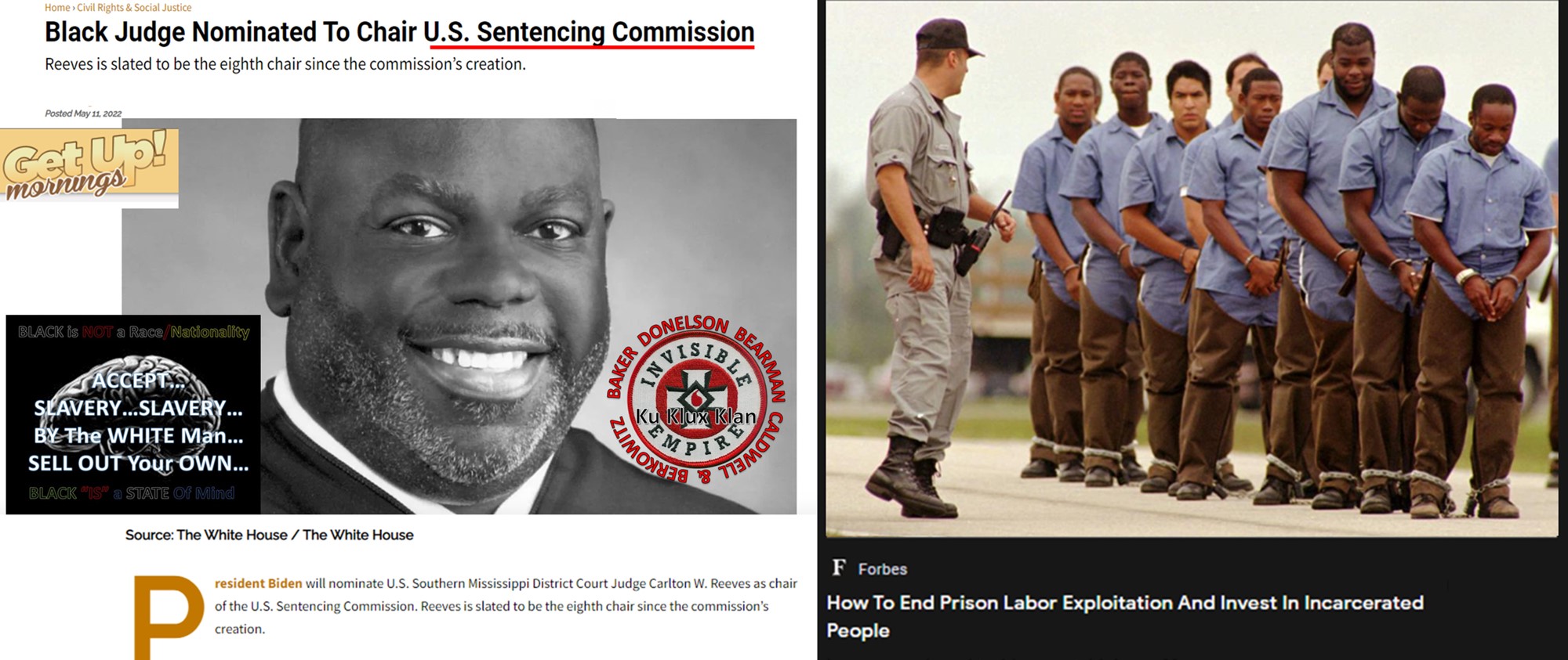 USA BLACK Codes Sentencing Commission Judge Carlton Reeves